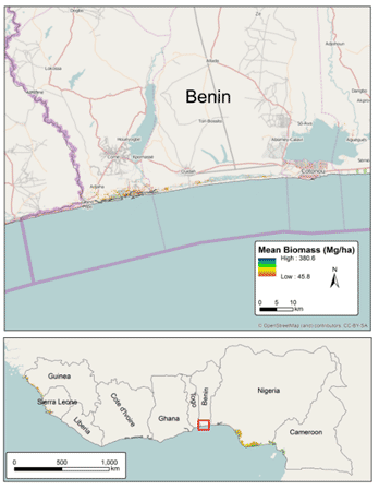 Benin map