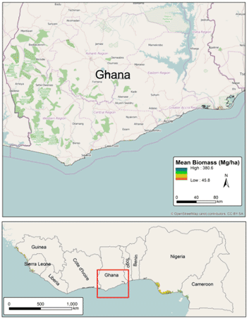 Ghana map